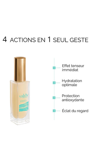 Gel tenseur contour des yeux, hydratation profonde