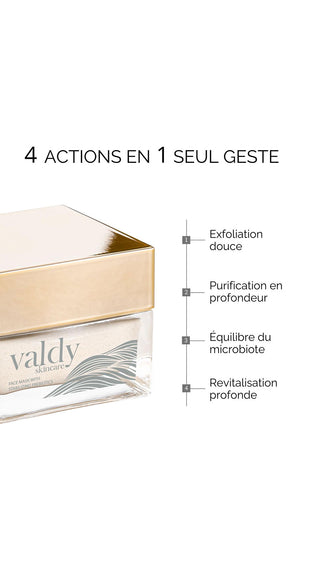 Masque exfoliant équilibrant et revitalisant