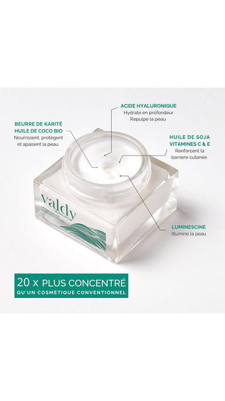 Soin hydratant essentiel, activateur d'éclat