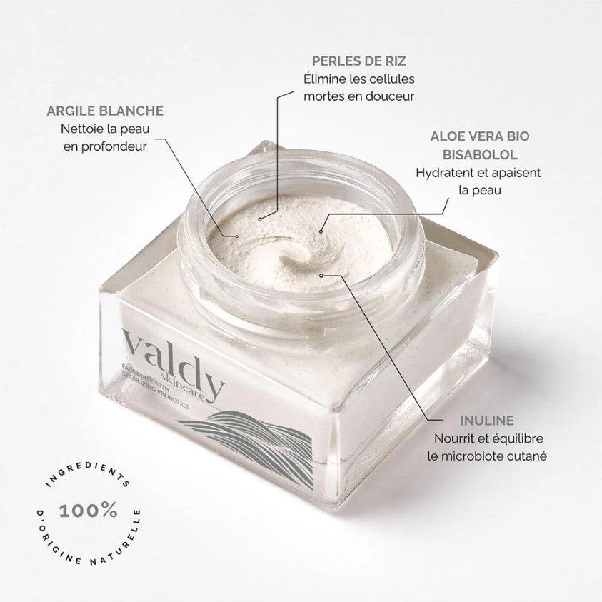 Masque Exfoliant Équilibrant & Revitalisant de Valdy Skincare